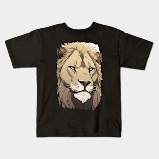 Alpha Animal Majestic Lion - Anime Shirt Kids T-Shirt